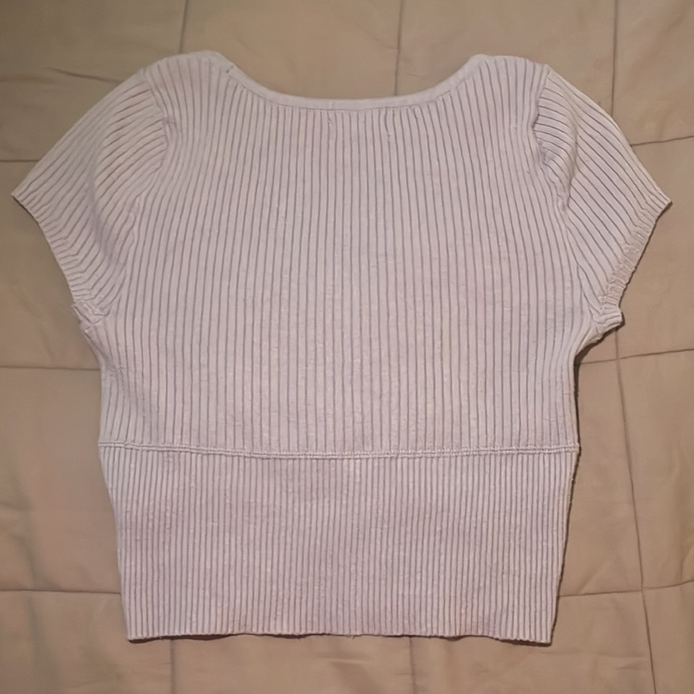 Pacsun light blue LA hearts Sweater Tee - Picture 2 of 3